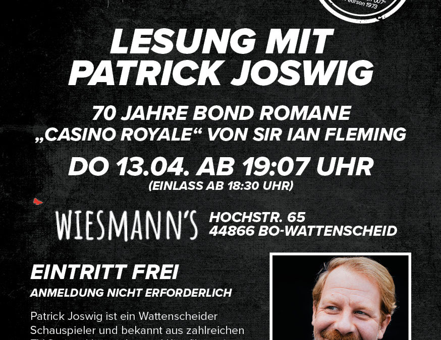 DO 13.04.2023 – Lesung mit Patrick Joswig